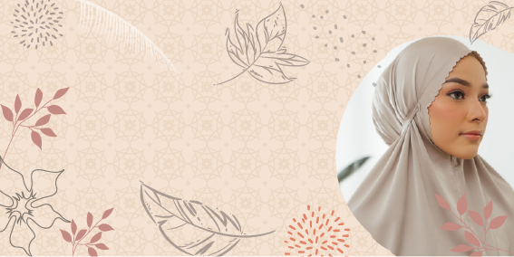 Sublimation & Laser Cut Hijab Mukena